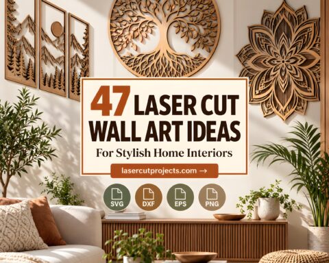 47 Laser Cut Wall Art Ideas for Stylish Home Interiors
