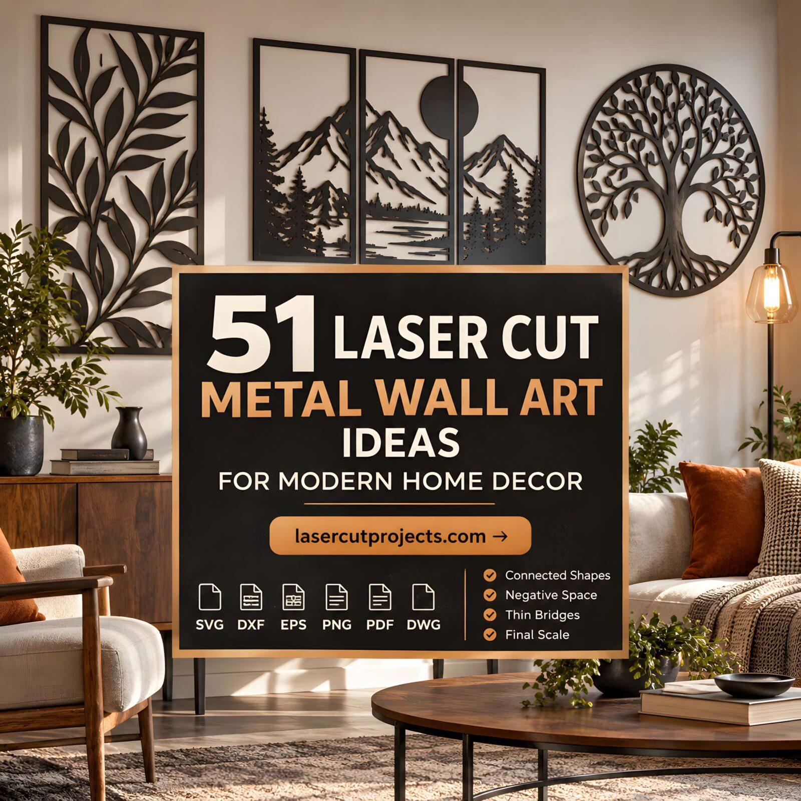50 Laser Cut Steel Wall Art Ideas for Modern Home Decor
