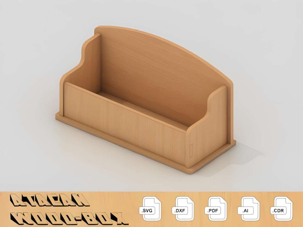 15 Laser Cut Business Card Holder SVG Files 8 laser cut business card holder made from light wood with smooth curved back and side supports