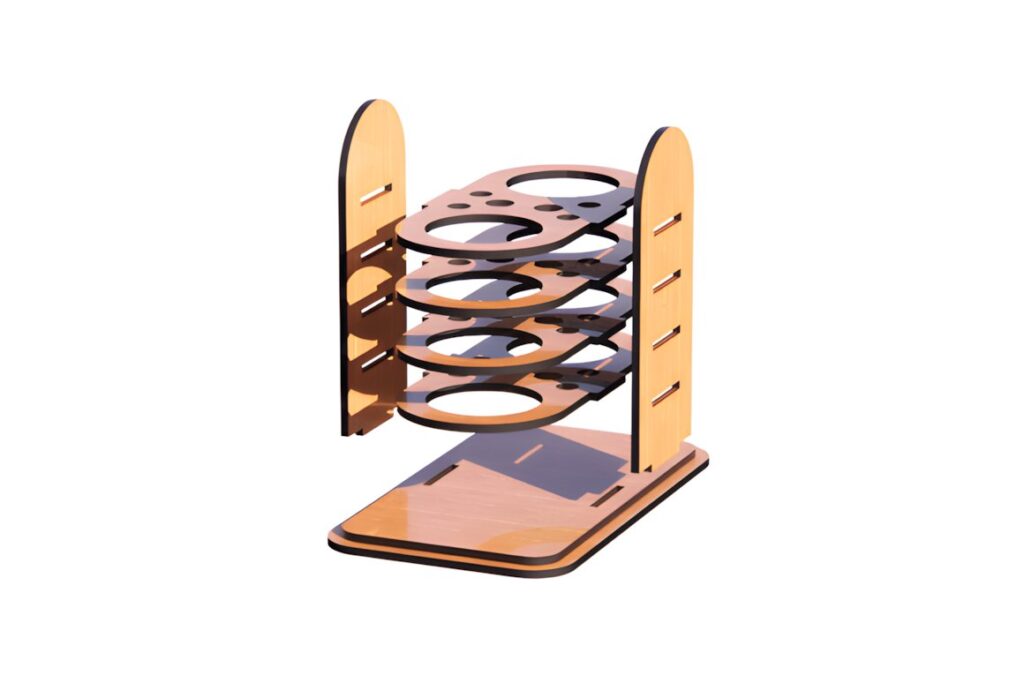 17 Laser Cut Desk Organizer Templates for DIY Laser Projects 43 laser cut desk organizer templates with multiple circular compartments and vertical side panels