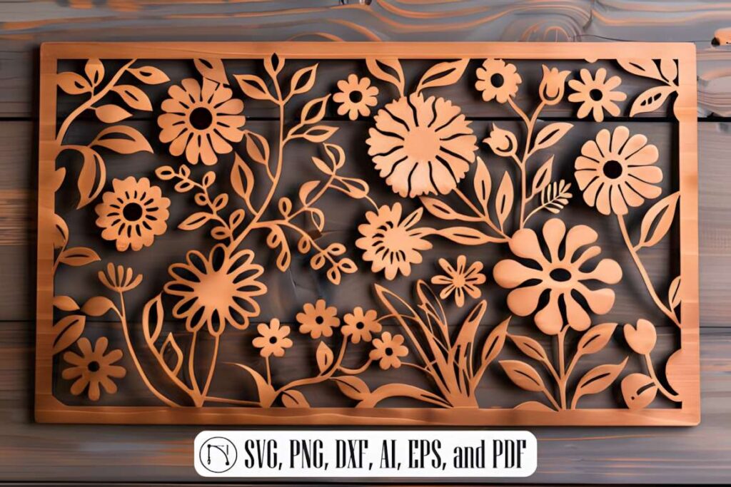 39 Outdoor Laser Cut Panels for Modern Outdoor Spaces 7 Outdoor laser cut panels with floral botanical design for garden screens and decorative outdoor spaces