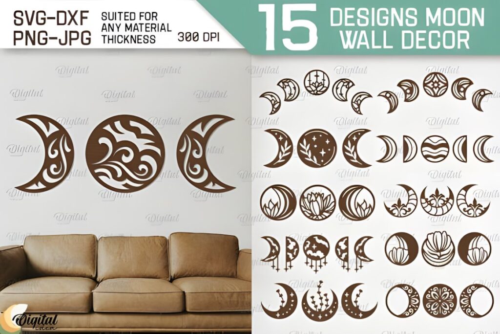 47 Laser Cut Wall Art Ideas for Stylish Home Interiors 62 laser cut wall art ideas featuring 15 moon-themed designs for stylish home interiors