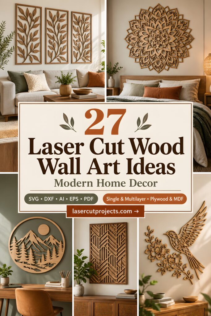 27 Laser Cut Wood Wall Art Ideas for Modern Home Decor 1 27 Laser Cut Wood Wall Art Ideas for Modern Home Decor