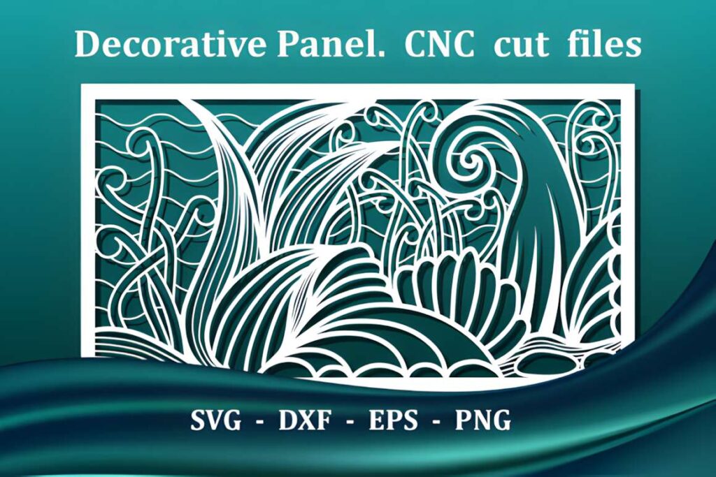 39 Outdoor Laser Cut Panels for Modern Outdoor Spaces 6 Outdoor laser cut panels with nautical underwater theme featuring sea plants and shell-inspired forms