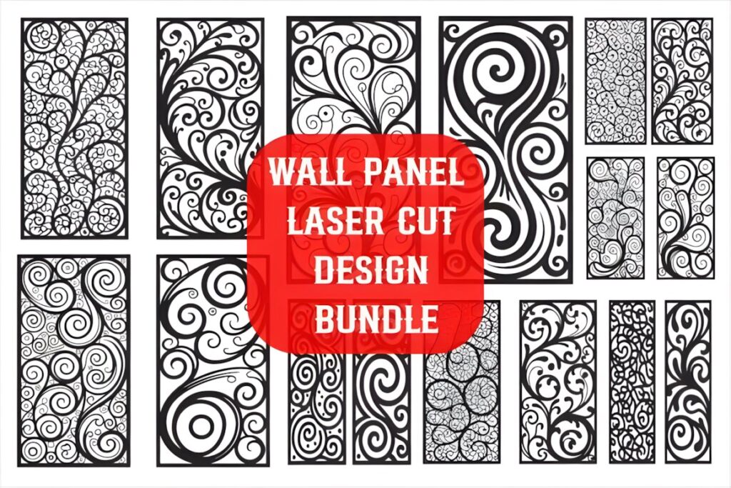 29 Laser Cut Metal Wall Art Ideas for Modern Home Decor 39 Intricate ornamental laser cut metal wall art ideas with various swirling and floral patterns in rectangular panels